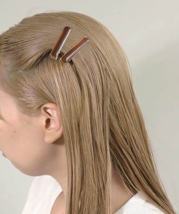 シックカラークリップ×ヘアピン[5本セット]