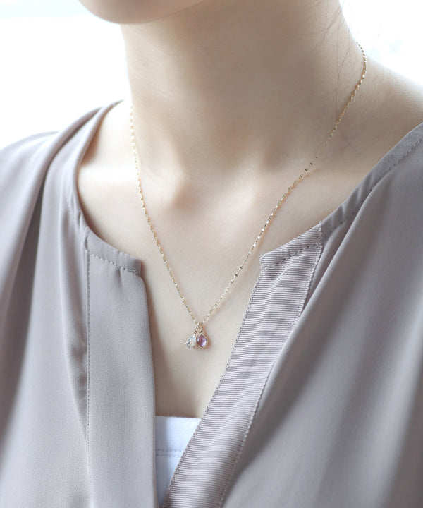 バースデーストーン・ネックチャーム[2月・アメジスト]