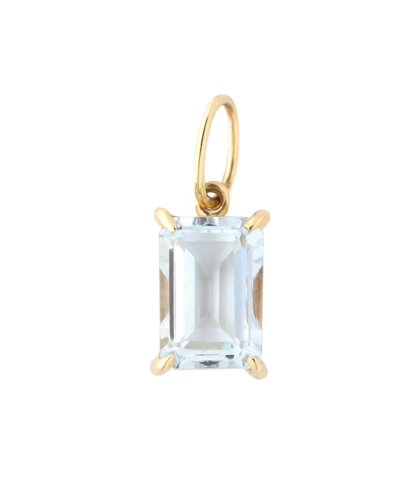 No.108ストライプブルーオパールxモスアクアマリンチェーンチャーム ミルキーアクアマリンチャーム【K10YG】 – sowi