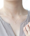 Birthday Stone Neck Charm [June - Moonstone]