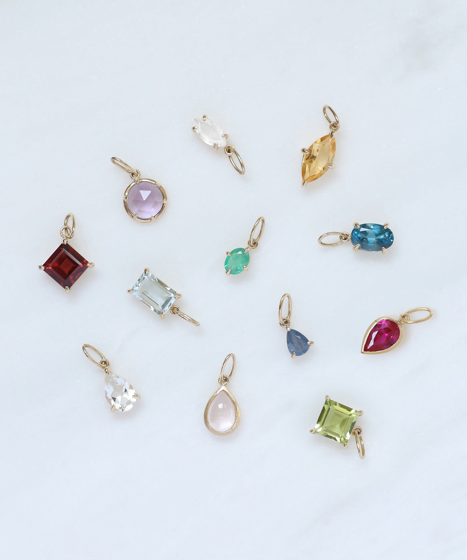 SIENA ROSE】バースデーストーン・ネックチャーム[12月・ロンドン