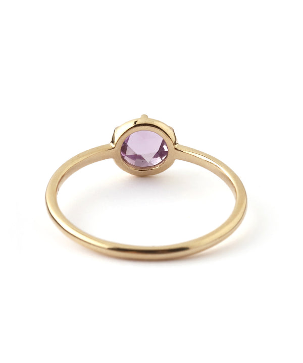 Birthday Stone Ring [February - Amethyst]