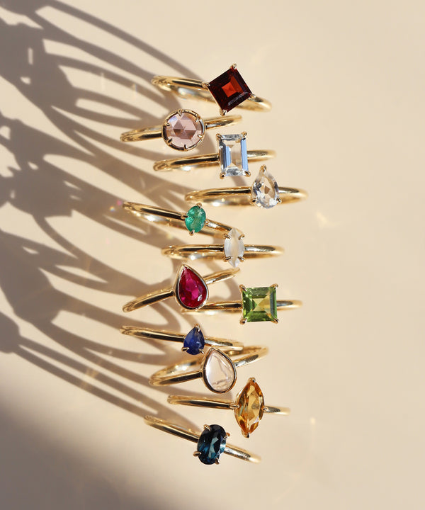 バースデーストーン・リング[3月・アクアマリン]