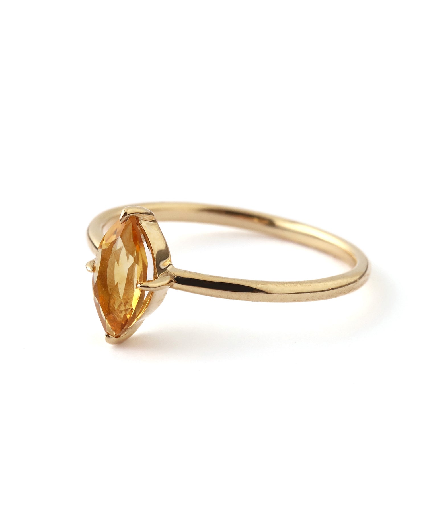 シエナロゼ K18 ダイヤリング #11 SIENA ROSE】バースデーストーン・リング[11月・シトリン]｜SANPO