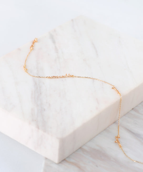 Beautiful Quotes from Around the World Necklace [The Little Prince]