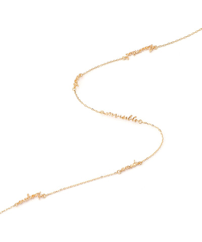 世界の美しい名言ネックレス[星の王子さま]