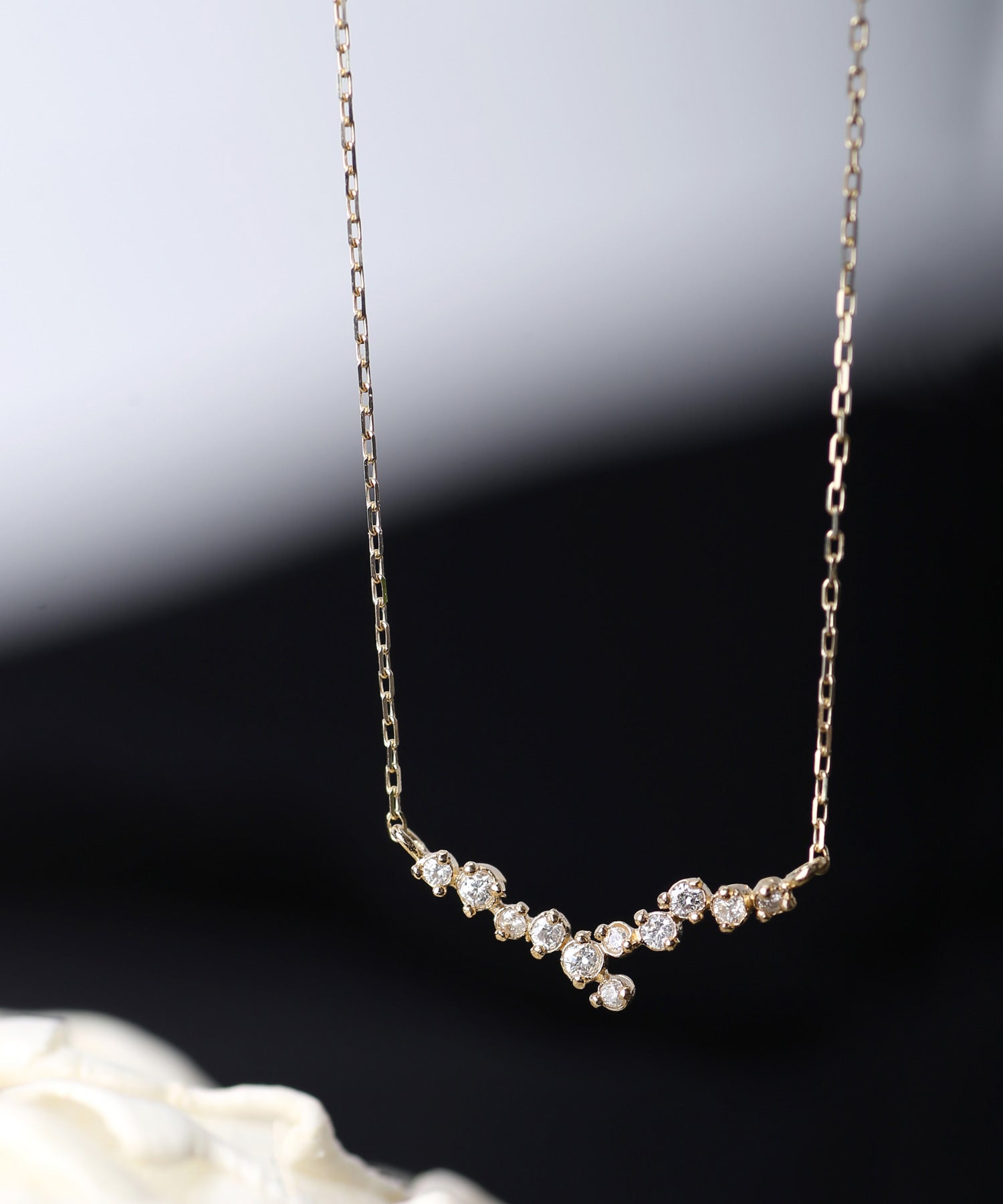 ※SN※　SIENA ROSE バータイプネックレス SIENA ROSE（シエナロゼ） ネックレス petit・ハンギングダイヤバー