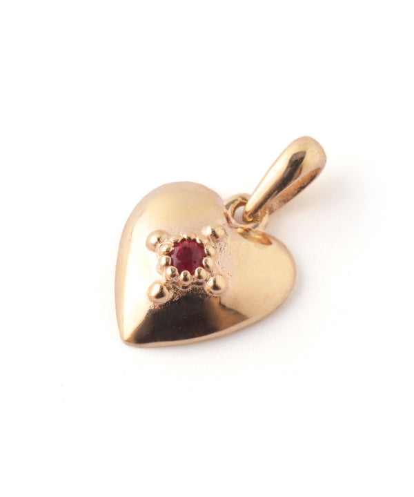 ハートチャーム[ルビー]