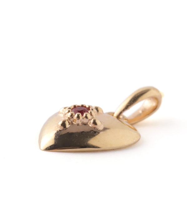 ハートチャーム[ルビー]