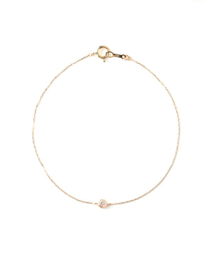 ダイヤモンドブレスレット[ベゼル・0.04ct]