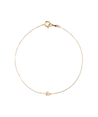 ダイヤモンドブレスレット[ベゼル・0.04ct]