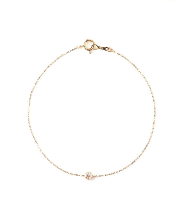 ダイヤモンドブレスレット[ベゼル・0.04ct]