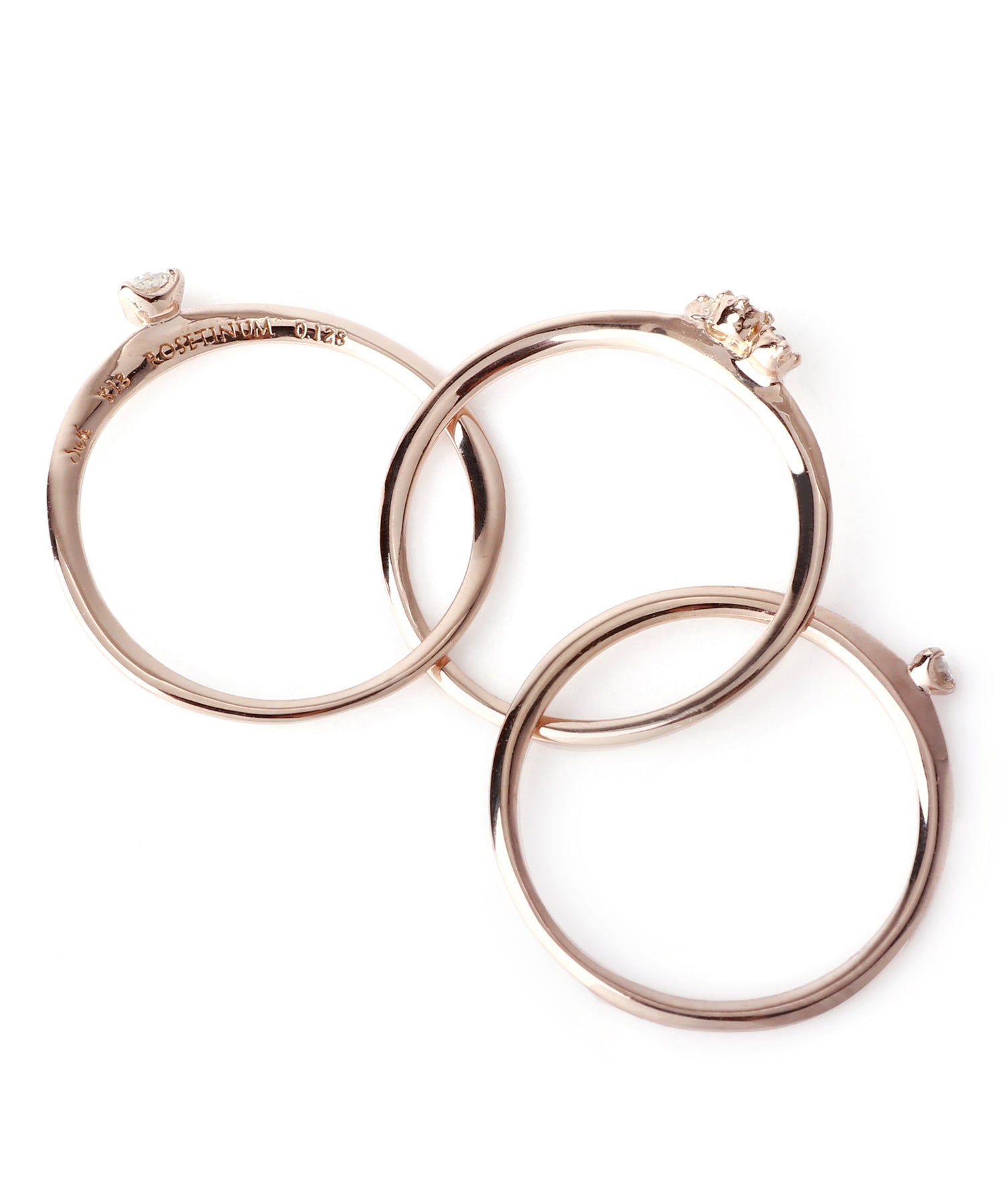 【限定値下げ】SIENA ROSE リング 3点セット SIENA ROSE】AMANOGAWA・3連リング[ロゼチナ]｜SANPO ONLINE