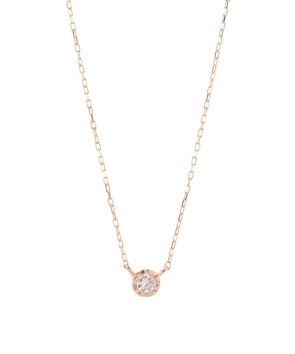 ダイヤモンドネックレス[8本ツメ・0.04ct]