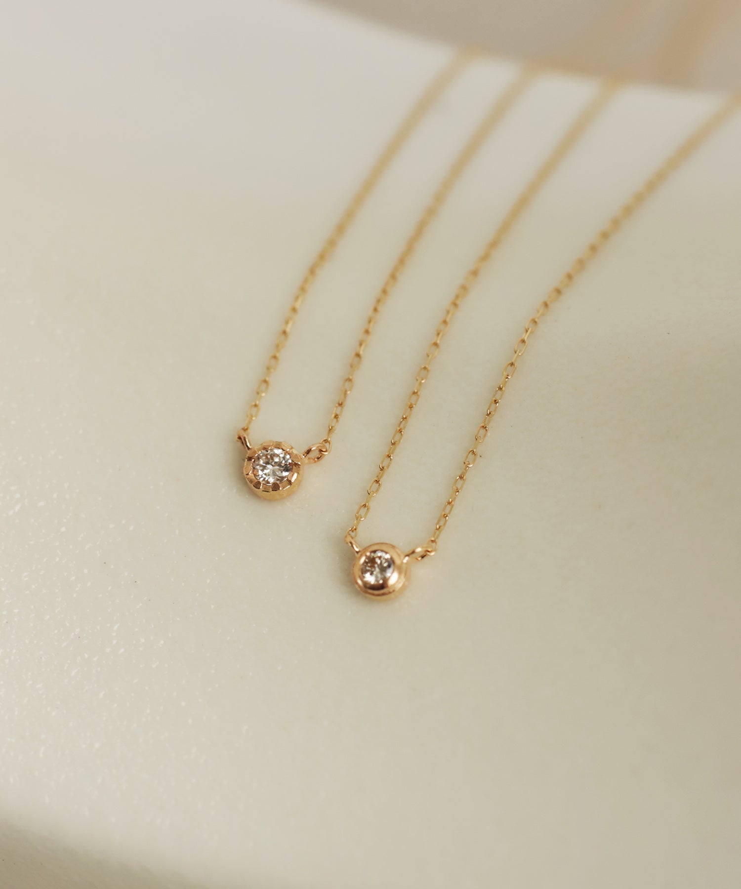SIENA ROSE】ダイヤモンドネックレス[ベゼル]｜SANPO ONLINE(サンポー