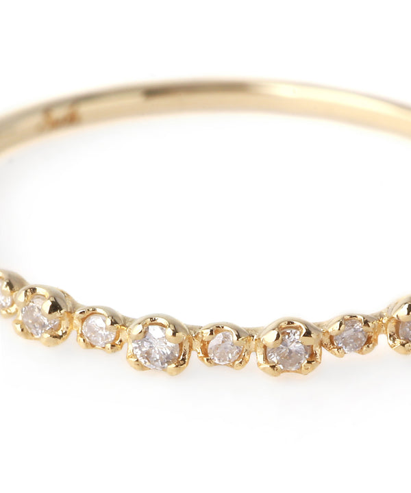 ハーフエタニティリング[0.1ct]