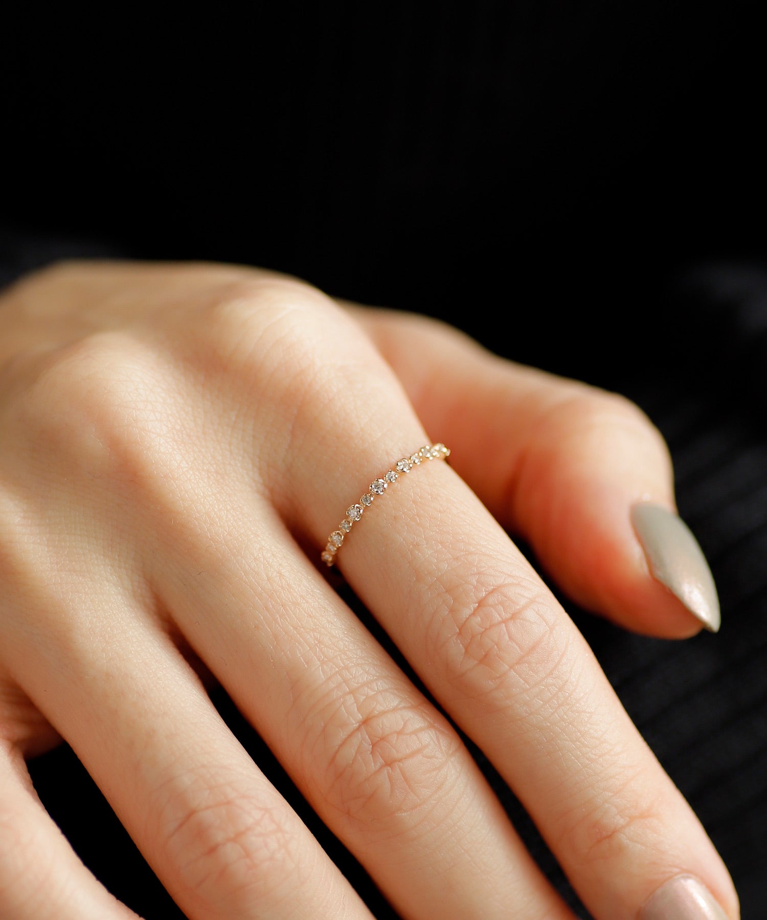 SIENA ROSE】ハーフエタニティリング[0.1ct]｜SANPO ONLINE(サンポー