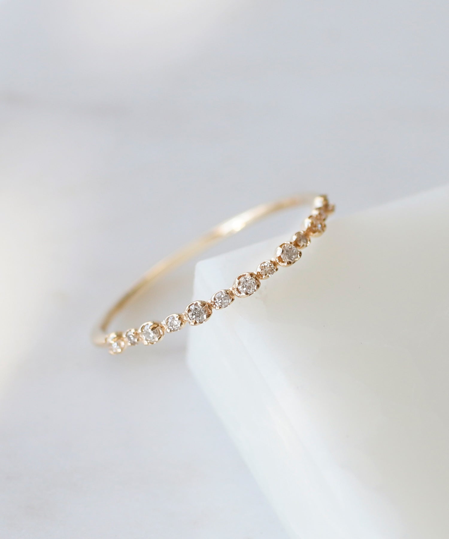 SIENA ROSE】ハーフエタニティリング[0.1ct]｜SANPO ONLINE(サンポー