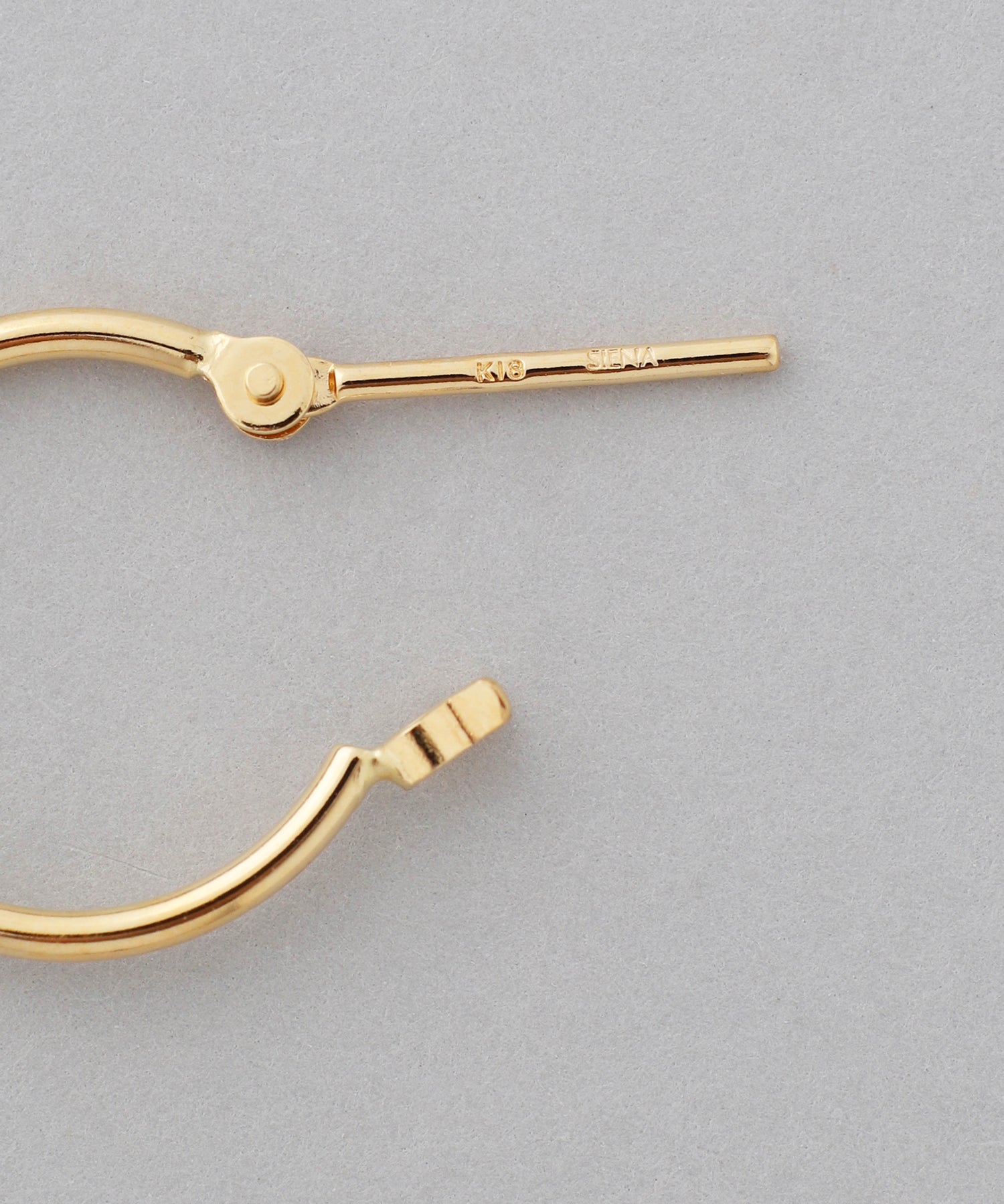 SIENA ROSE】パイプフープピアス[S]｜アネモネ・シエナロゼ