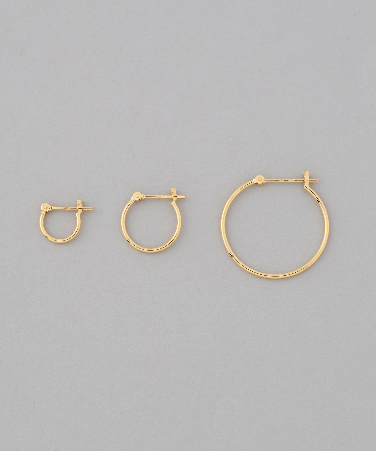 SIENA ROSE フープピアス［S］ ゴールド SIENA ROSE】パイプハーフフープピアス[S]｜SANPO ONLINE