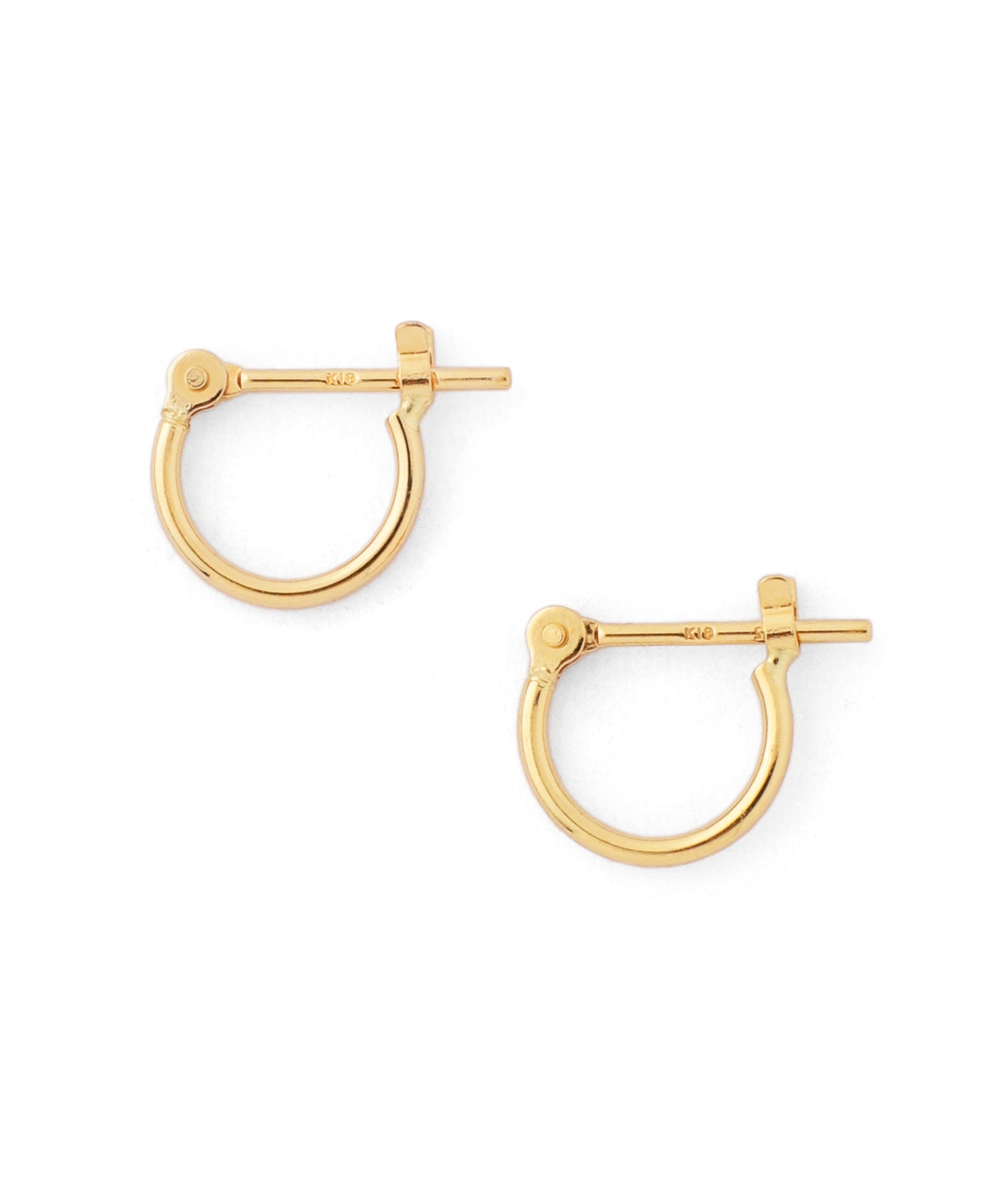 SIENA ROSE フープピアス［S］ ゴールド SIENA ROSE】パイプフープピアス[S]｜アネモネ・シエナロゼ