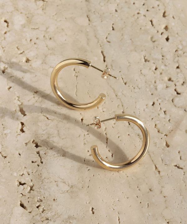 パイプハーフフープピアス[L]