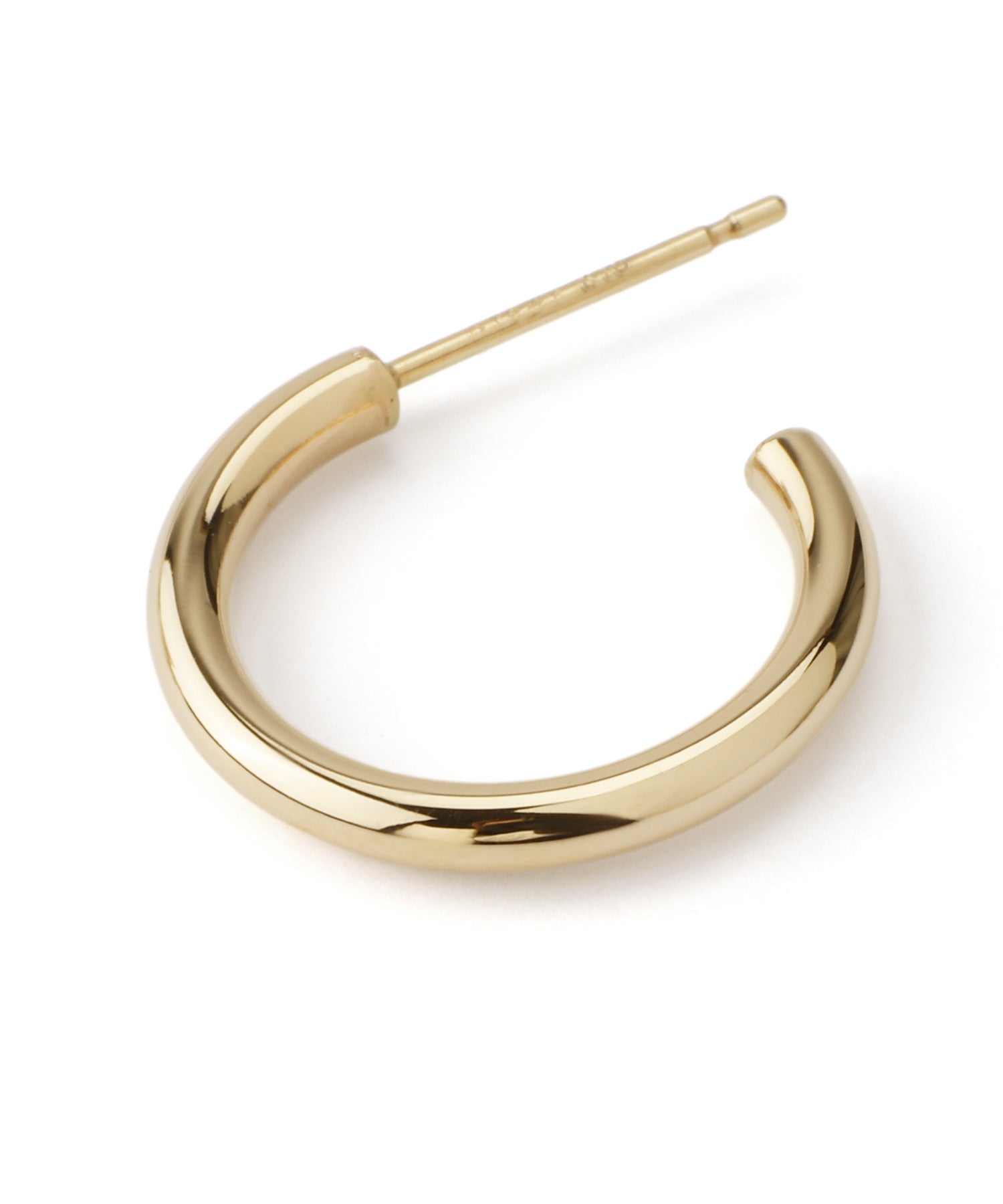 シエナロゼ　パイプハーフ　フープピアスM　K10 SIENA ROSE】パイプハーフフープピアス[M]｜SANPO ONLINE(サンポー