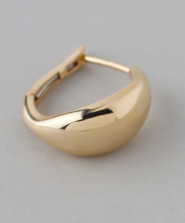 Drop Wide Snap Earrings
