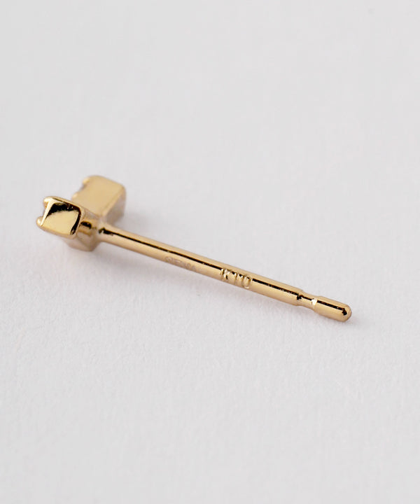 petit・シャープラインダイヤピアス