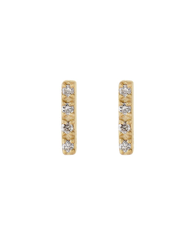 petit・纖細鑽石耳環