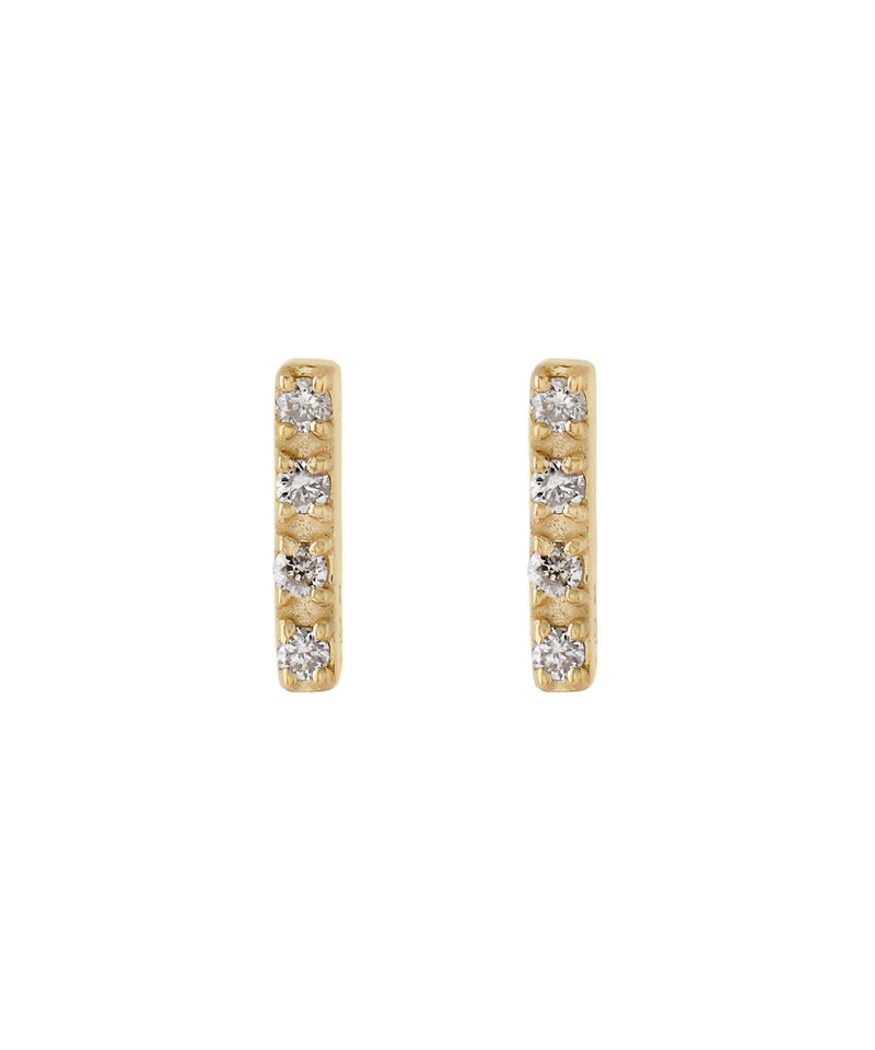 petit・スリムダイヤバーピアス