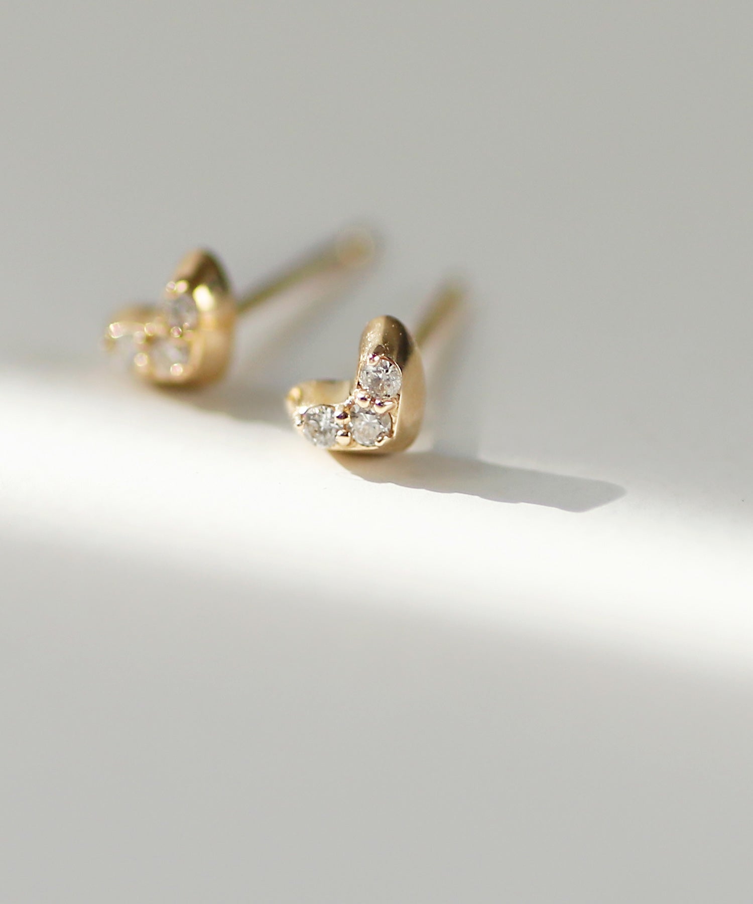 SIENA ROSE】petit・ハートダイヤピアス｜SANPO ONLINE(サンポー