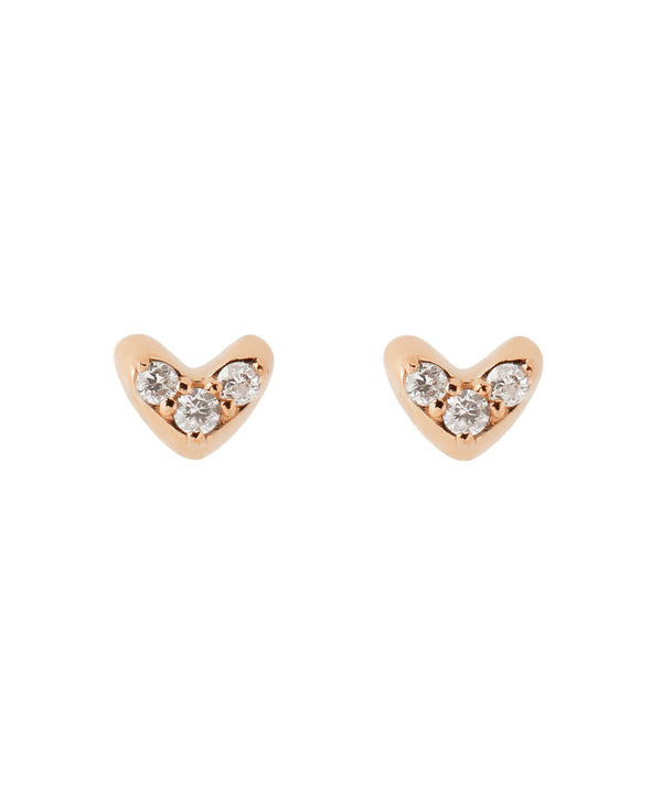 Petit Heart Diamond Earrings