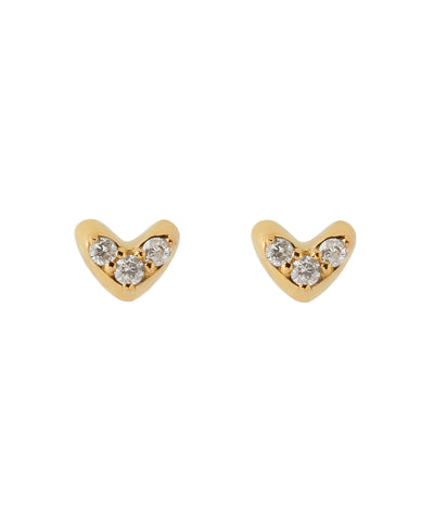 petit・ハートダイヤピアス