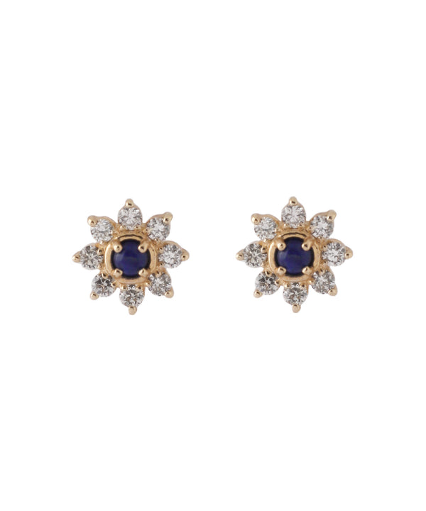 GEMSTONE・フラワーピアス