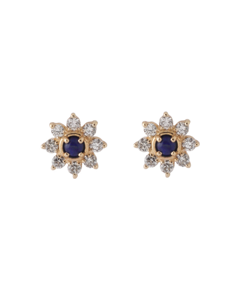 GEMSTONE・フラワーピアス