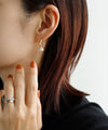 パイプフープパールピアス[L]