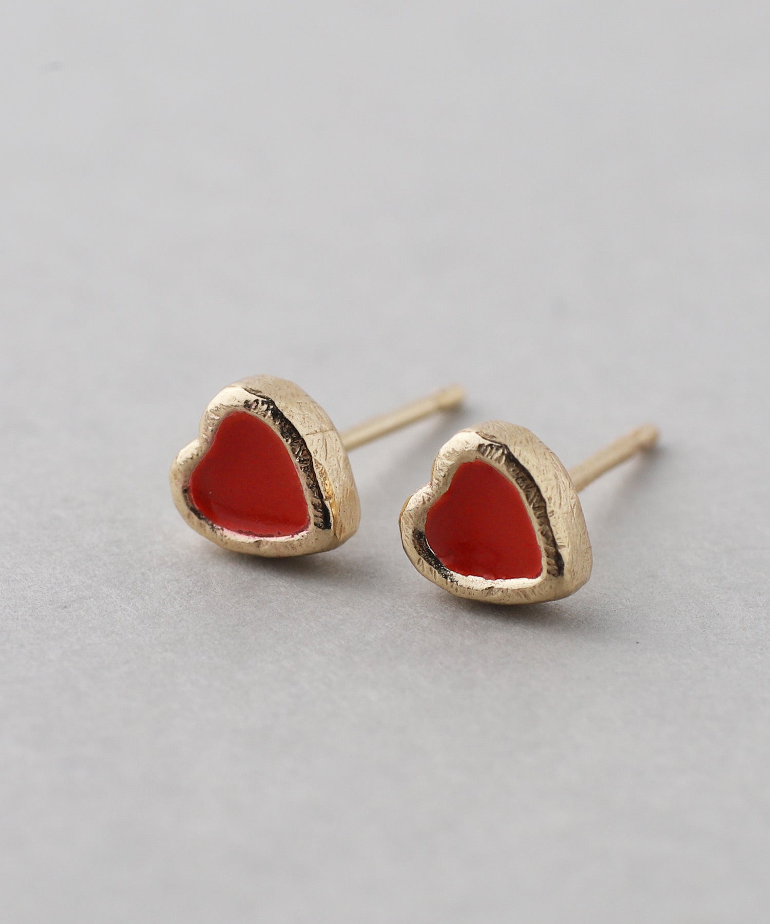 SIENAROSE】クラシカルハートピアス｜アネモネ・シエナロゼ