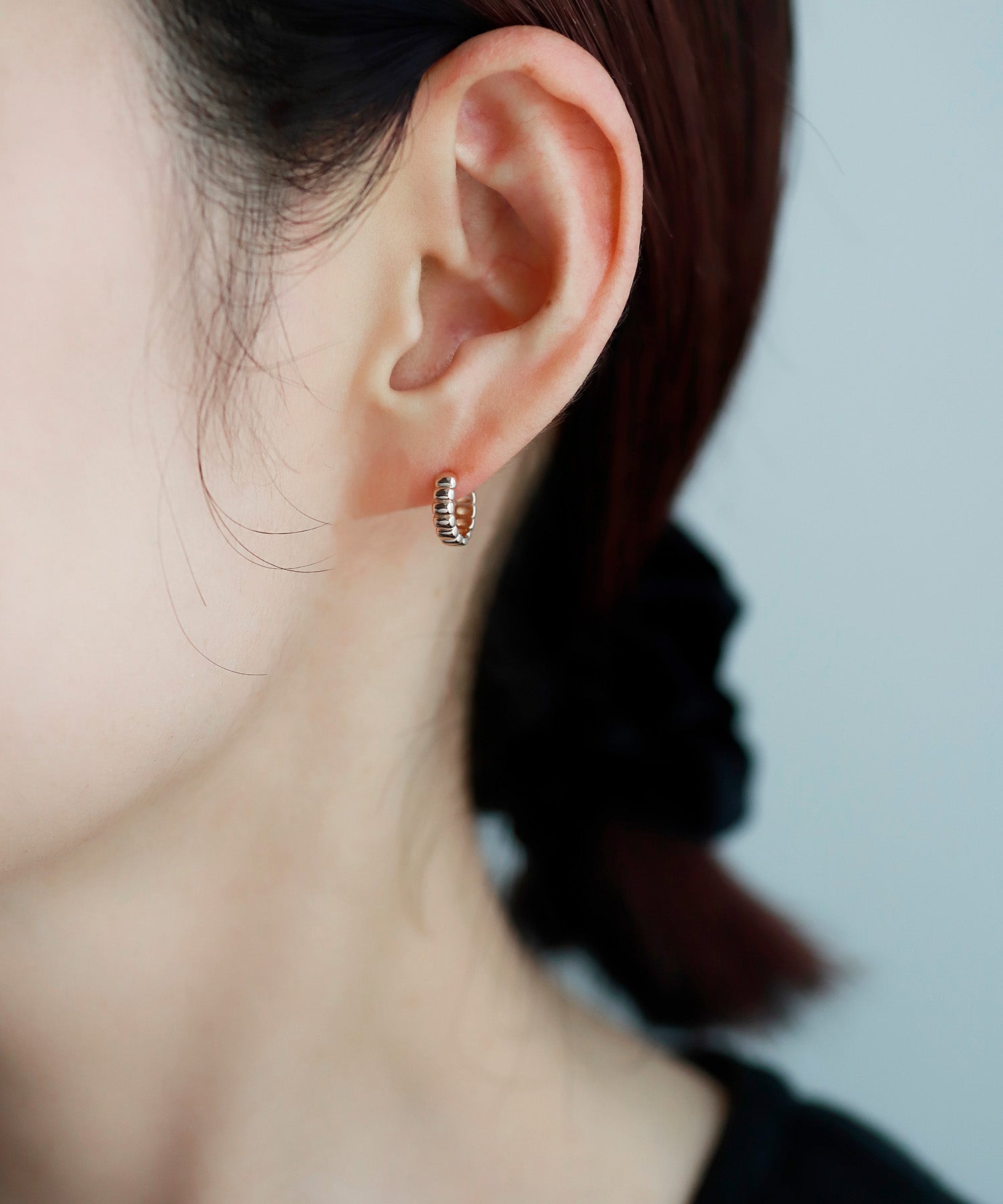 SIENAROSE】スプリングスナップピアス [S]｜アネモネ・シエナロゼ