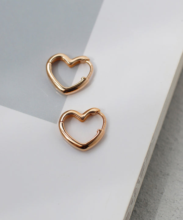 ROSETEN・ハートスナップピアス