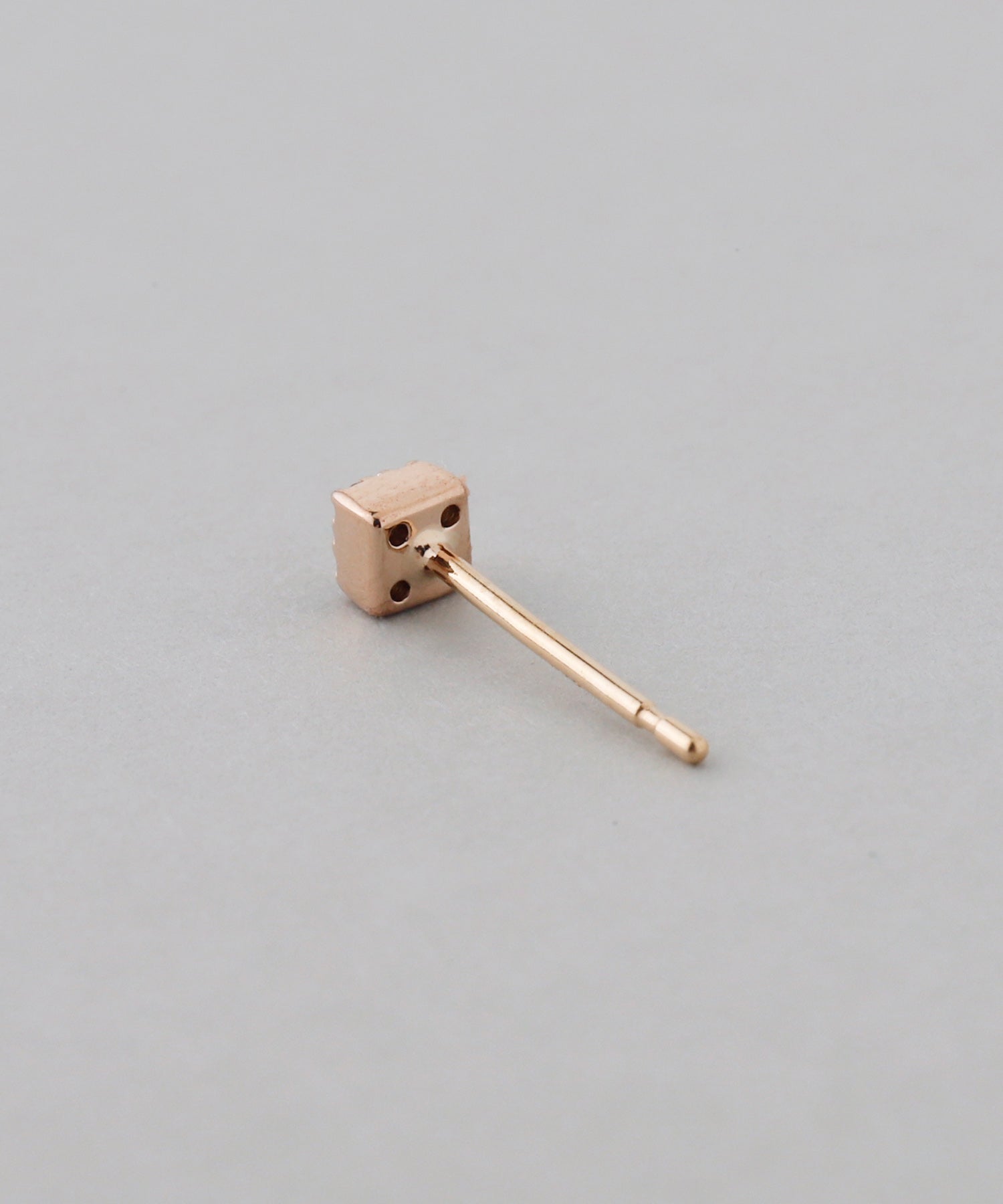 【新品未使用】スートダイヤピアス　シエナロゼ　SIENAROSE SIENAROSE】スクエアダイヤピアス｜アネモネ・シエナロゼ・ミミサン