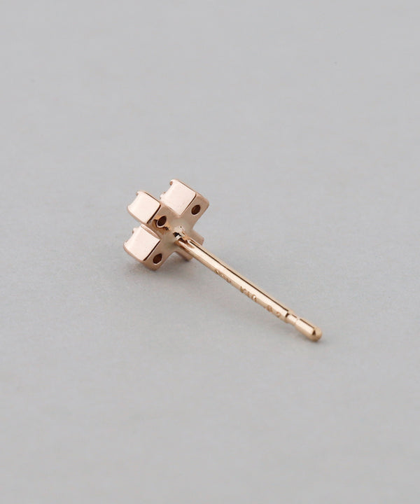 ROSETEN・クロスダイヤピアス