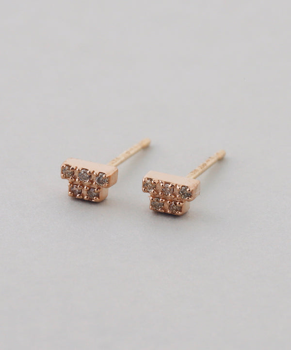 ROSETEN・スタックダイヤピアス