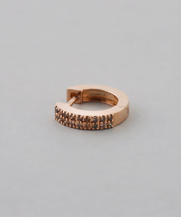 ROSETEN・パヴェダイヤスナップピアス