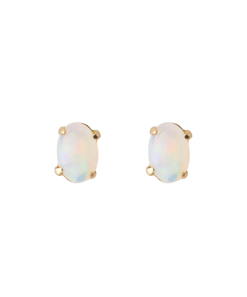 Opal Oval Earrings