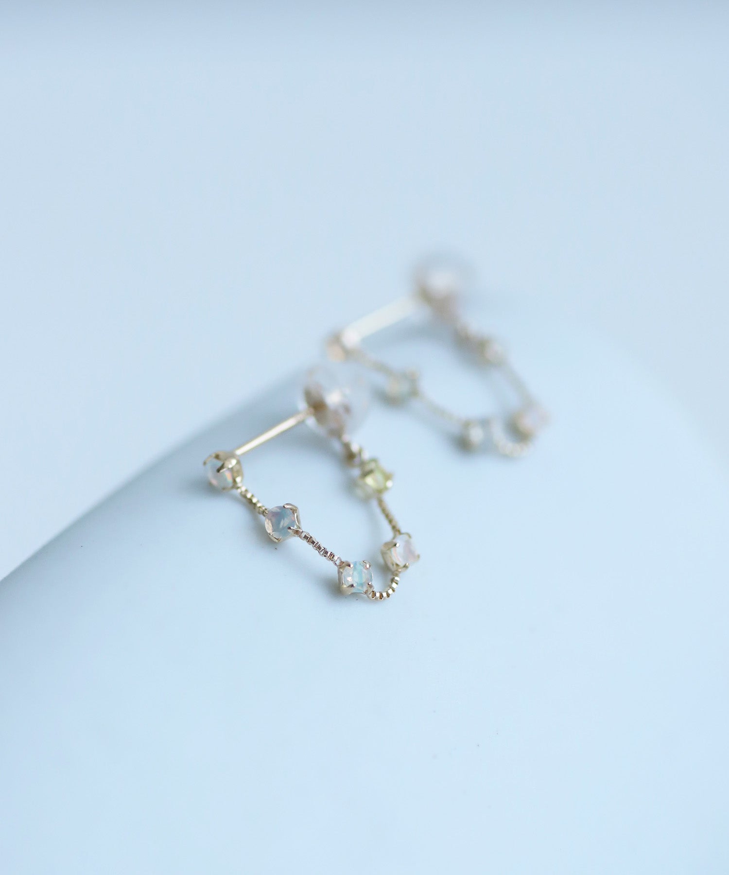 SIENAROSE】オパールチェーンフープピアス｜SANPO ONLINE(サンポー