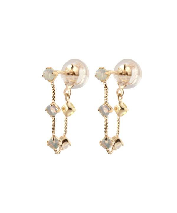 SIENA ROSE ゴールド K10YGピアス アメリカン6センチ シエナロゼ SIENA