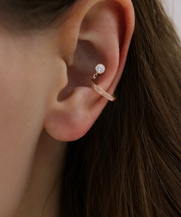 ROSETEN・ダスクカットダイヤイヤーカフ