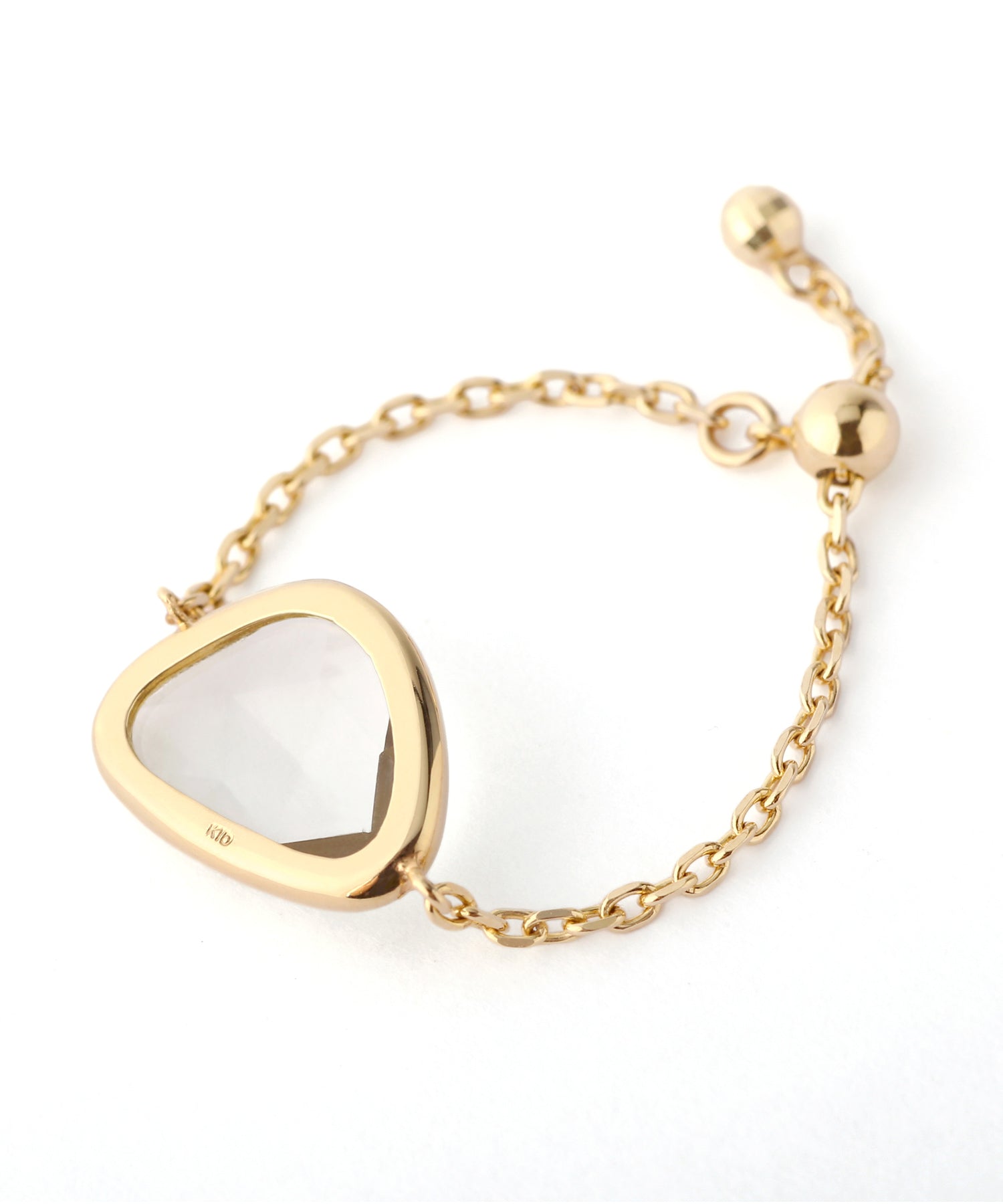 SIENA ROSE】GEMSTONE・チェーンリング[グリーンアメジスト]｜SANPO