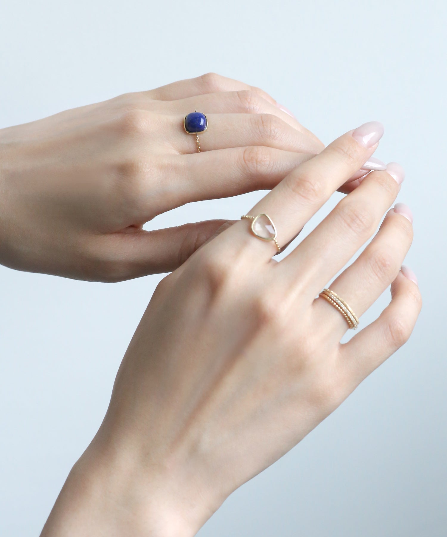 SIENA ROSE】GEMSTONE・チェーンリング[ラピスラズリ]｜SANPO ONLINE